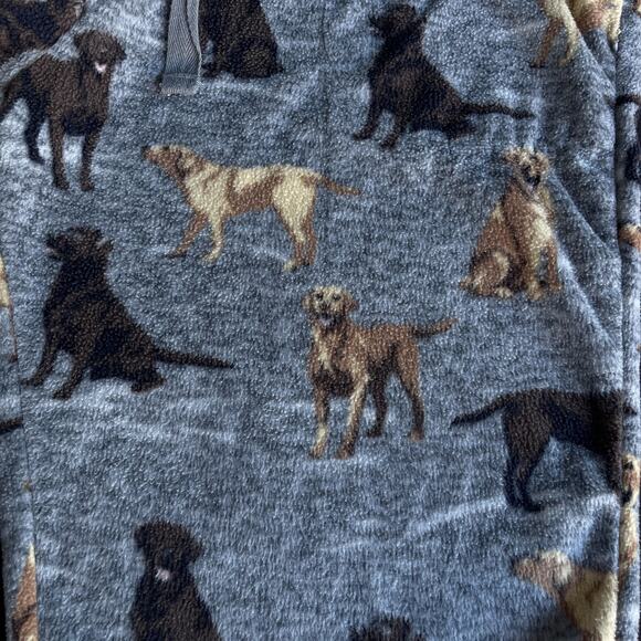 Cuddl Duds Pajama Pants Womens Large Fleece Dog Print Lounge Sleepwear Pockets - Picture 3 of 8
